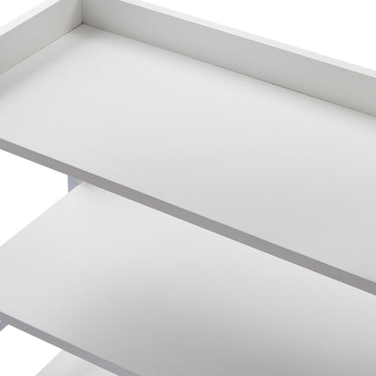 Tall Tower Bookcase - White
