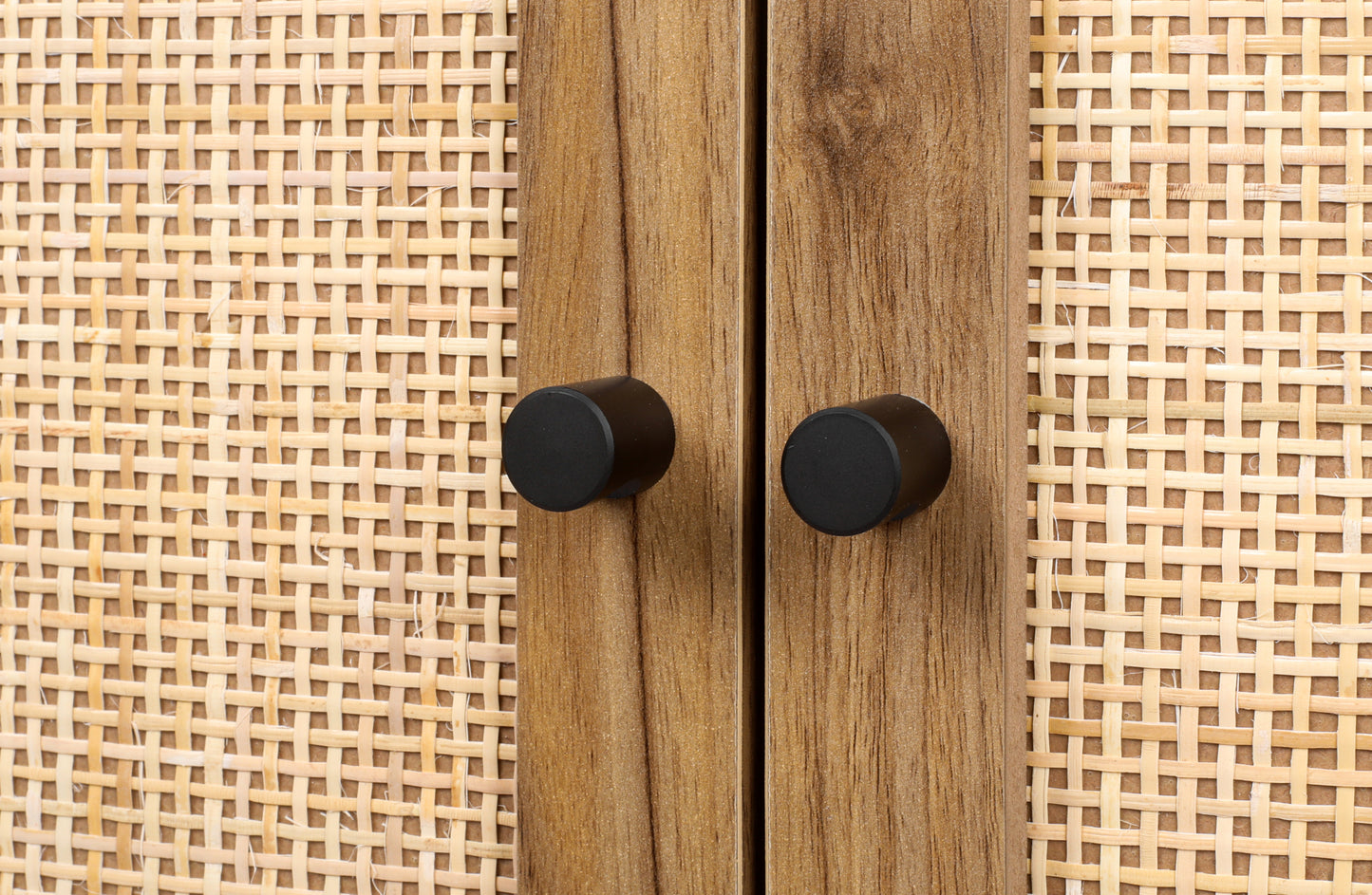 Rattan Haven Cabinet - Walnut