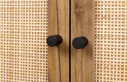 Rattan Haven Cabinet - Walnut