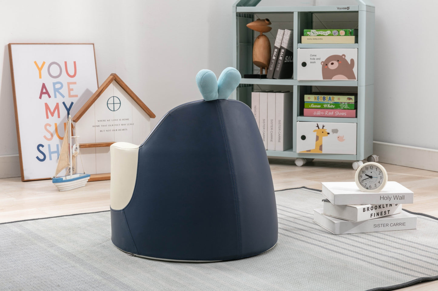Penguin Kids Chair - Blue