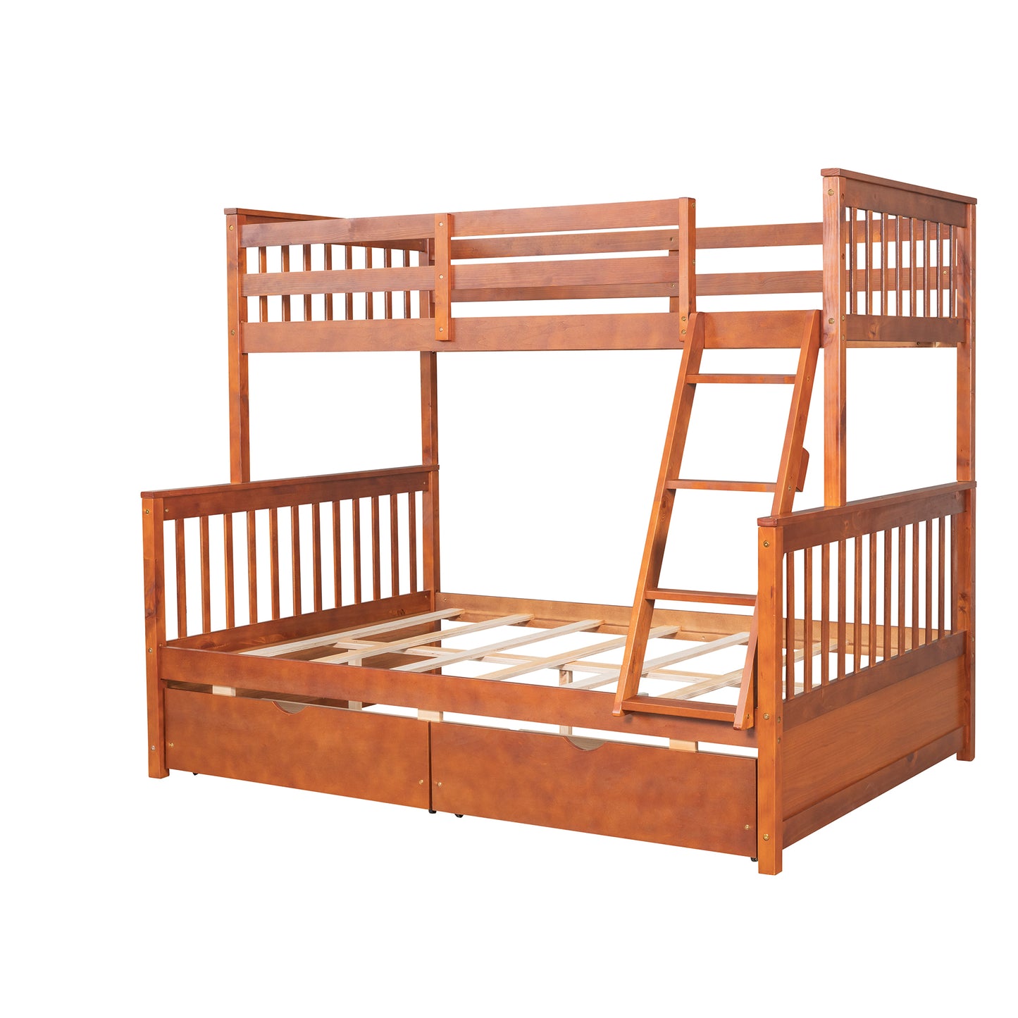 Walnut Haven Twin-Over-Full Bunk Bed