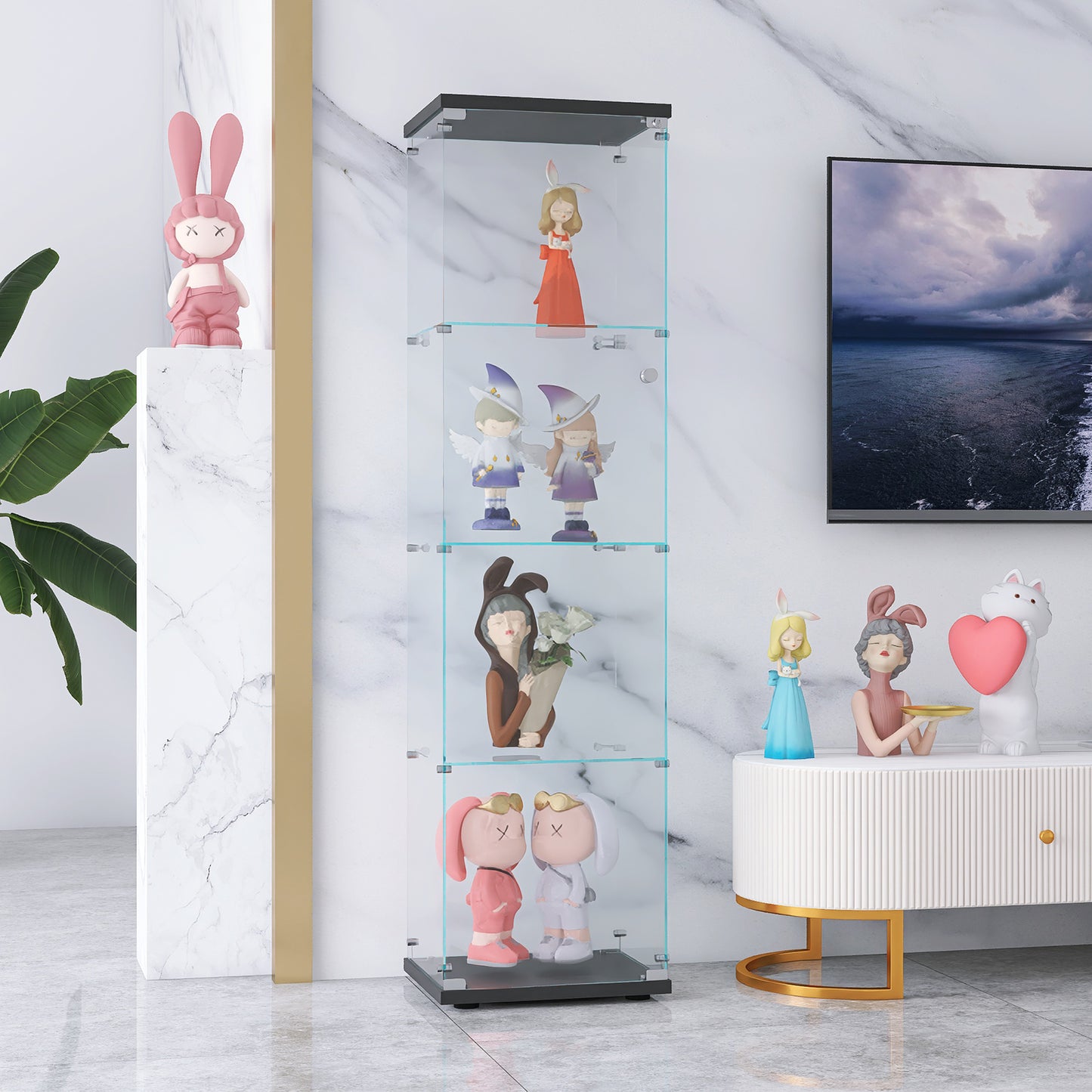 Black Diamond Display Cabinet