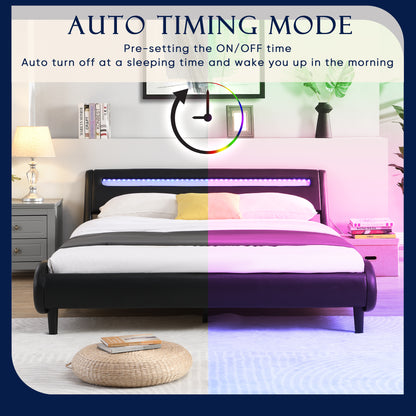 WaveGlow Queen Bed Frame