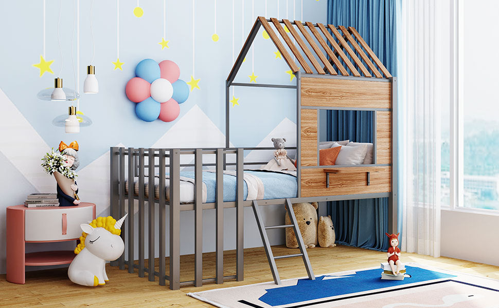 Silver Sky Loft Bed