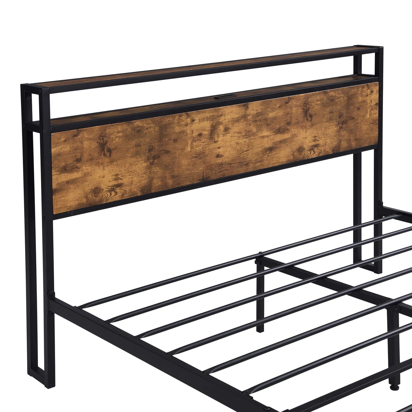 Rustic Glow Bed Frame