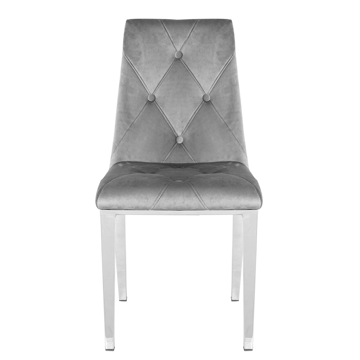 Chrome Luxe Dining Chairs