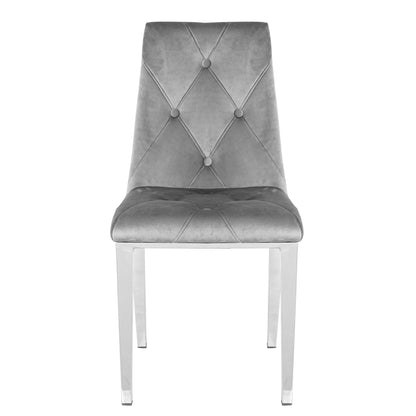 Chrome Luxe Dining Chairs