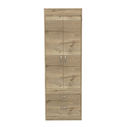 Grove 2-Drawer Armoire - Light Oak