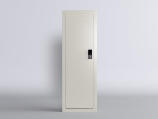 In Wall Gun Safe Keypad Entry - White