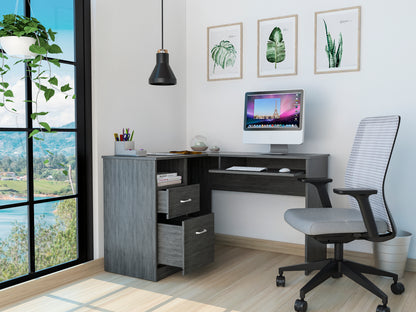 Oakwood L-Shaped Computer Desk