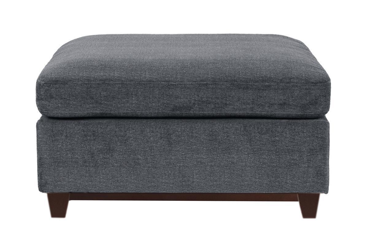 Chenille Comfort Ottoman