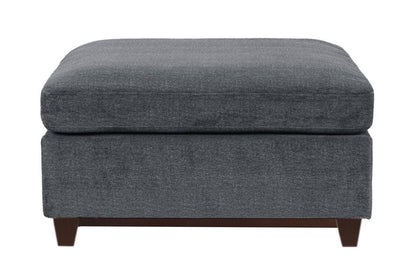 Chenille Comfort Ottoman