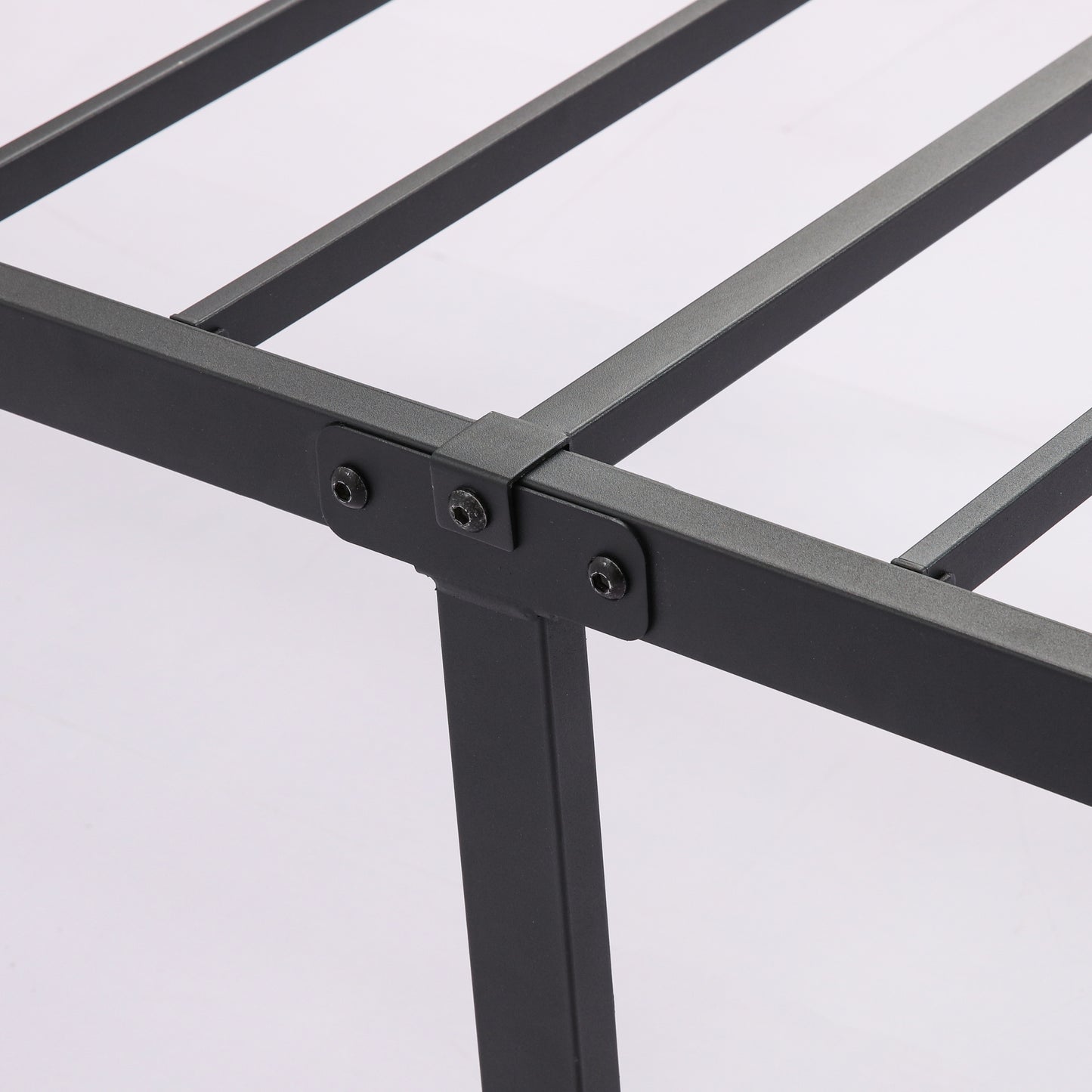 Ovi King Size Metal Bed Frame - Gray