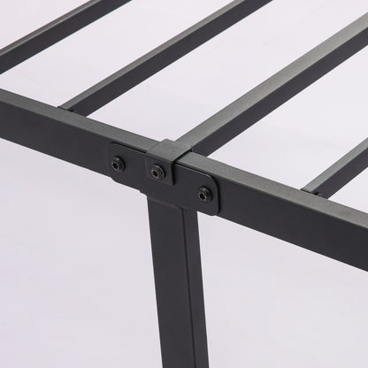Ovi King Size Metal Bed Frame - Gray