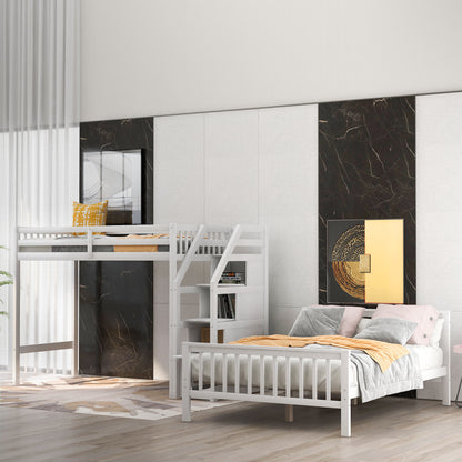 Snowy Steps Loft Bed