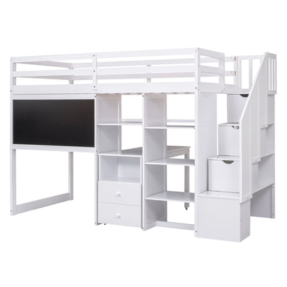 Smart Space Twin Loft Bed : The Ultimate Study and Storage Solution