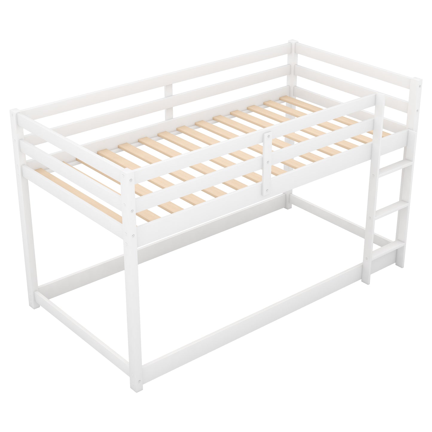 Cloud Haven Twin Bunk Bed - White