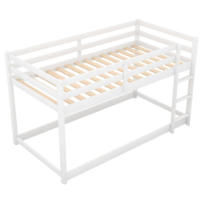 Cloud Haven Twin Bunk Bed - White