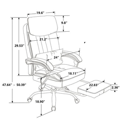 Elevate Max Executive Chair - Brown