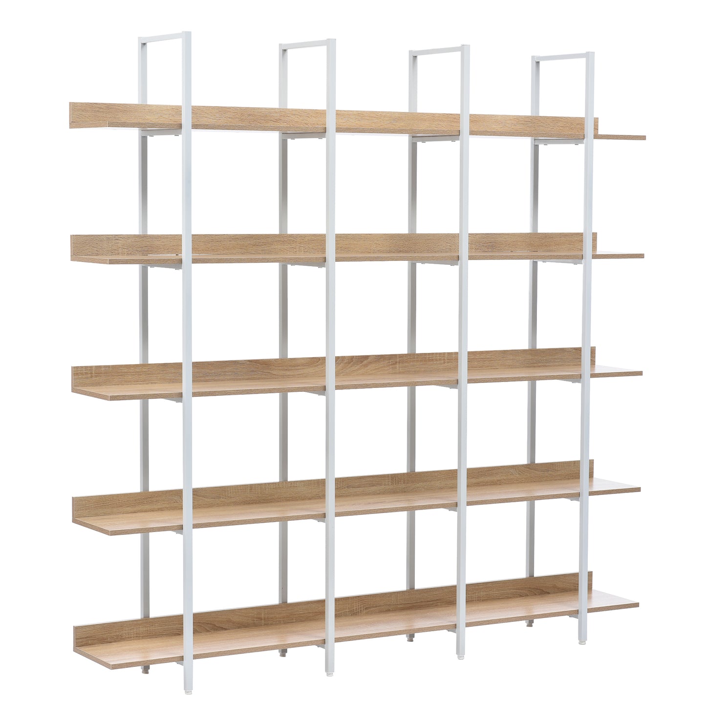 Vintage Industrial Style Shelf - Oak
