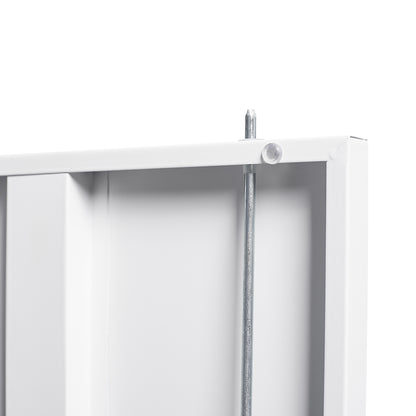 Secure Guard Storage Metal Cabinet - White