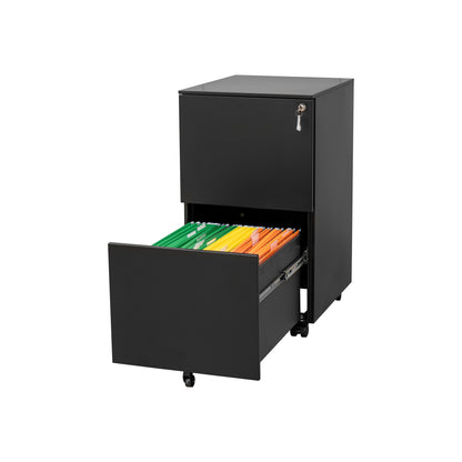 Secure File Cabinet - Black