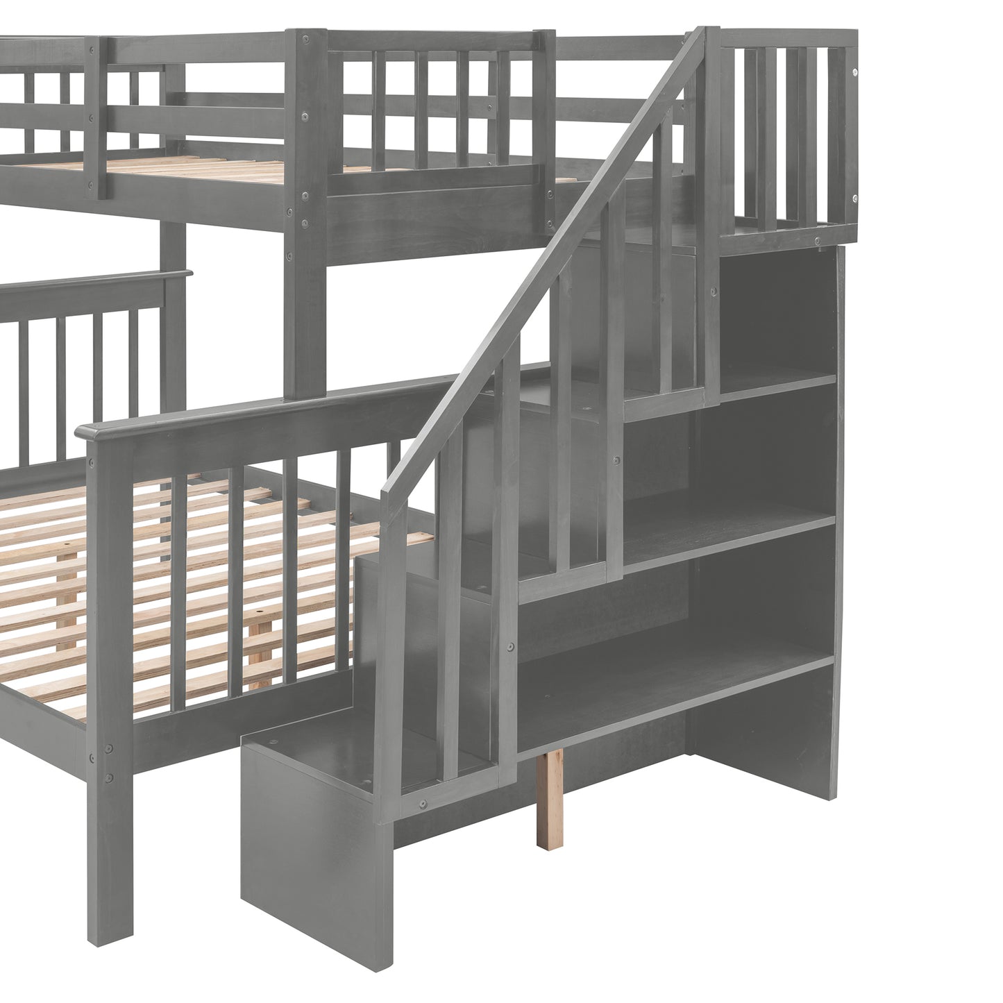 ElevateMax Twin-Over-Full Bunk Bed
