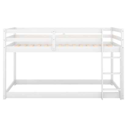 Cloud Haven Twin Bunk Bed - White