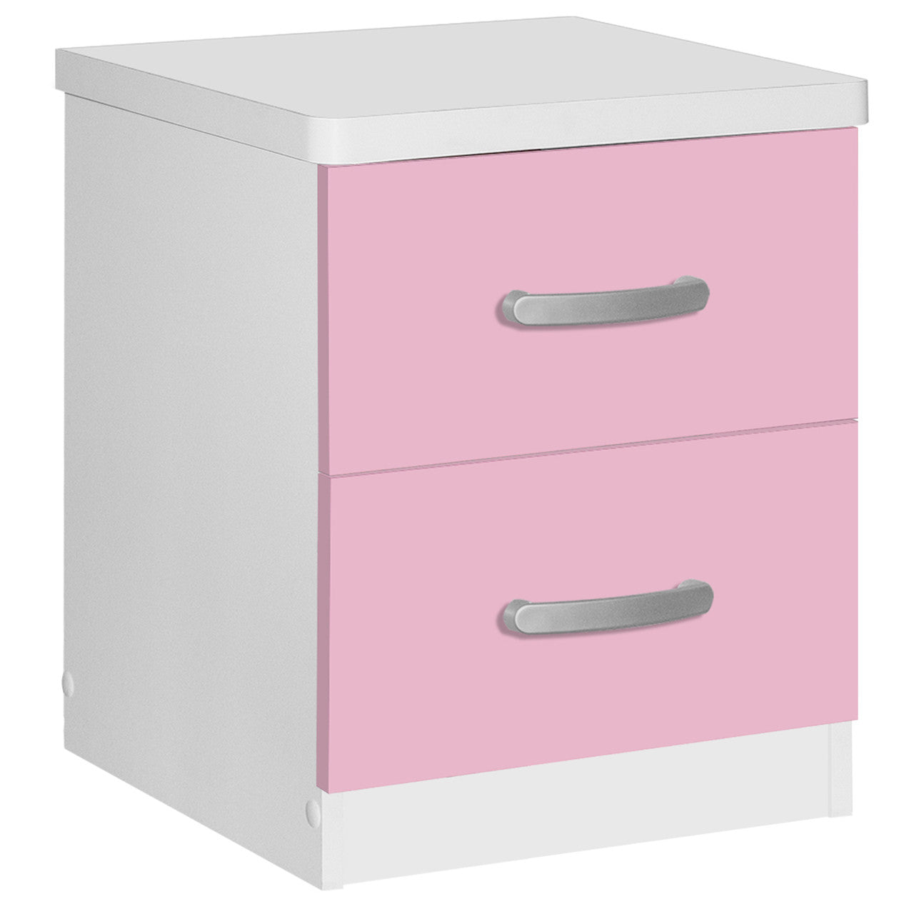 Go Green Woods Cindy Faux Wood 2 Drawer Nightstand