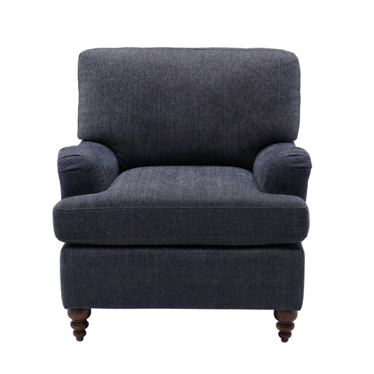 Navy Classic Candor Arm Chair