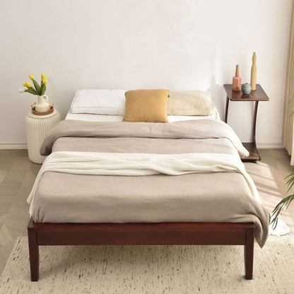 Go Green Woods Stella Solid Pine Wood Full Platform Bed Frame