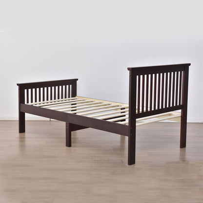 Go Green Woods Jassmine Solid Wood Platform Pine Twin Bed