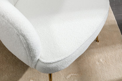 Teddy Gold Leg Shell Chair