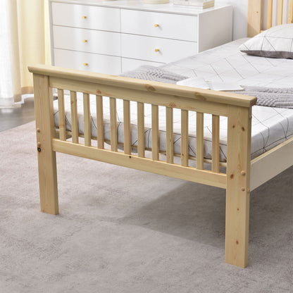 Go Green Woods Jassmine Solid Wood Platform Pine Twin Bed