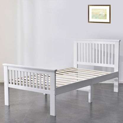 Go Green Woods Jassmine Solid Wood Platform Pine Twin Bed