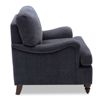 Navy Classic Candor Arm Chair
