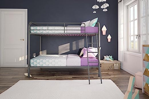 Go Green Woods Twin over Twin Metal Bunk Bed