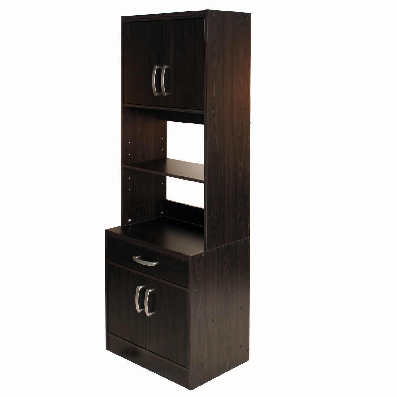 Go Green Woods Shelby Tall Wooden Kitchen Pantry
