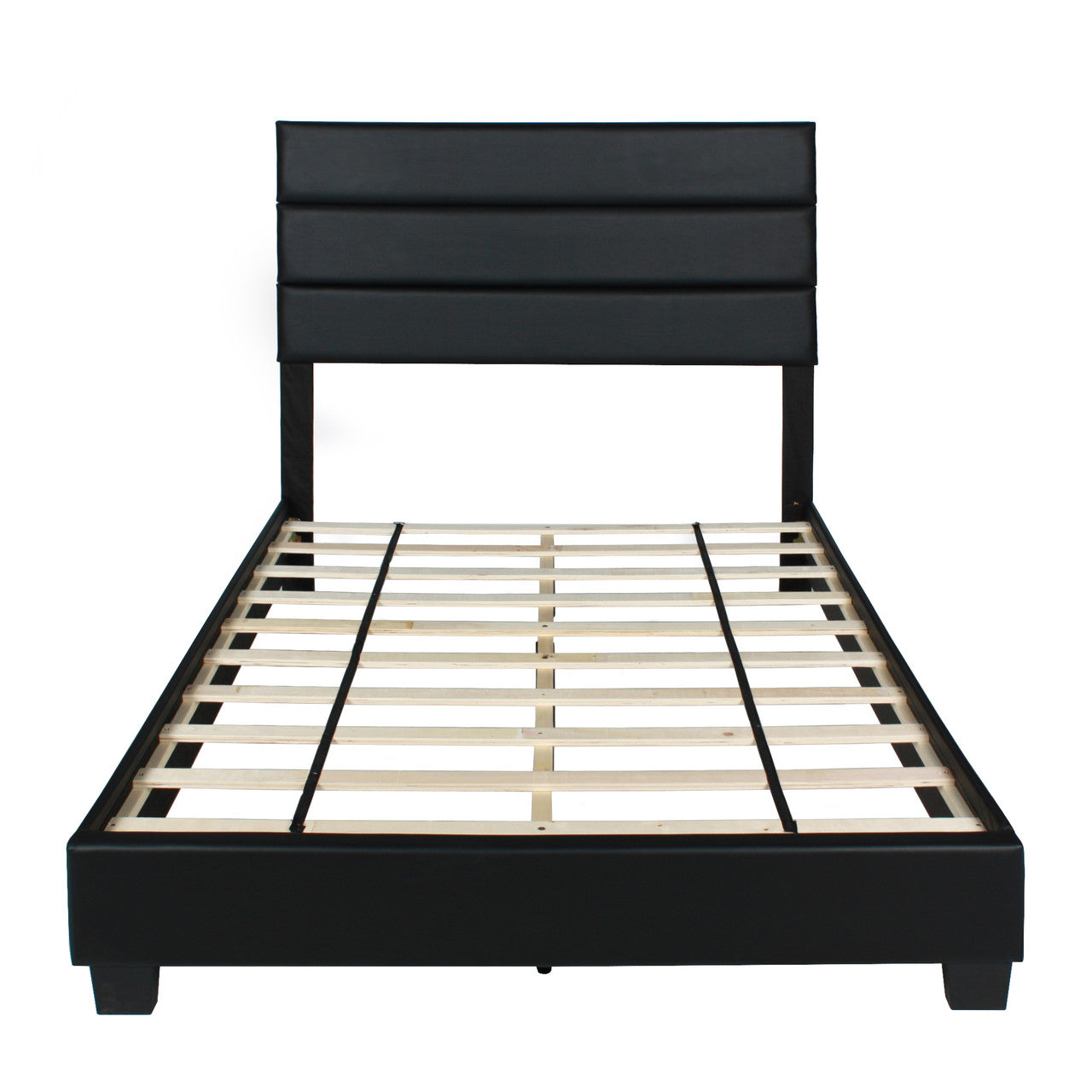 Go Green Woods Napoli Faux Leather Upholstered Platform Bed Queen