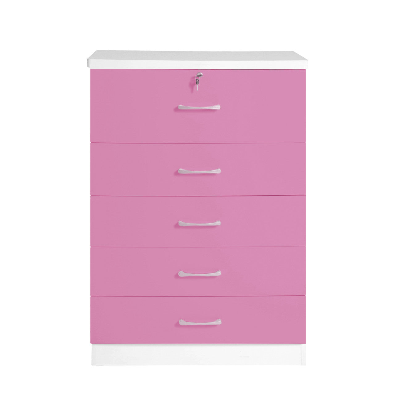 Go Green Woods Florence Wood 5 Drawer Dresser for Bedroom