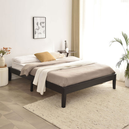 Go Green Woods Stella Solid Pine Wood Full Platform Bed Frame