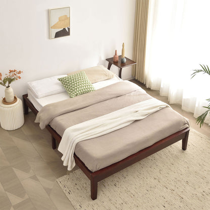 Go Green Woods Stella Solid Pine Wood Full Platform Bed Frame