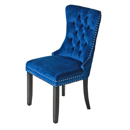 Go Green Woods Sofia Velvet Upholstered Tufted Dining Chair Set