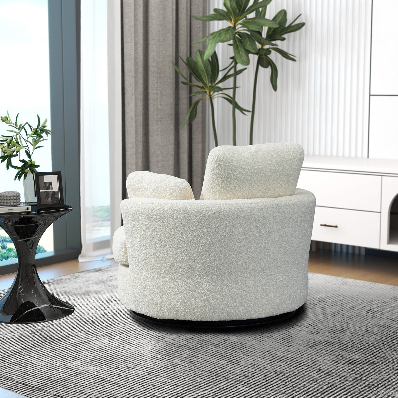 Golden Boucle Accent Chair