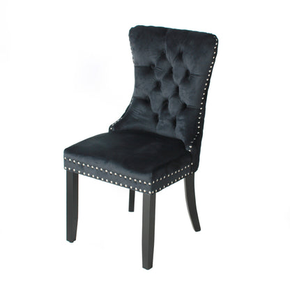 Go Green Woods Sofia Velvet Upholstered Tufted Dining Chair Set