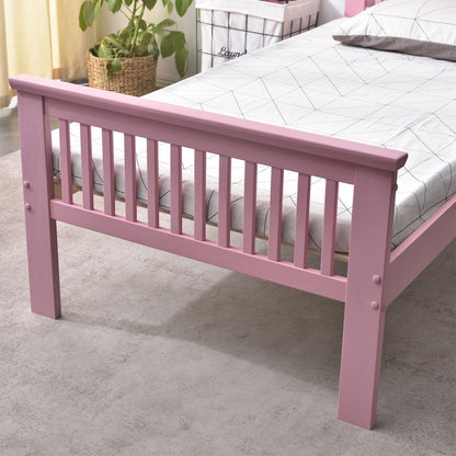 Go Green Woods Jassmine Solid Wood Platform Pine Twin Bed
