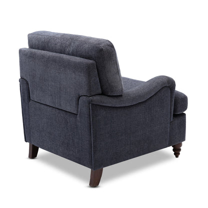 Navy Classic Candor Arm Chair