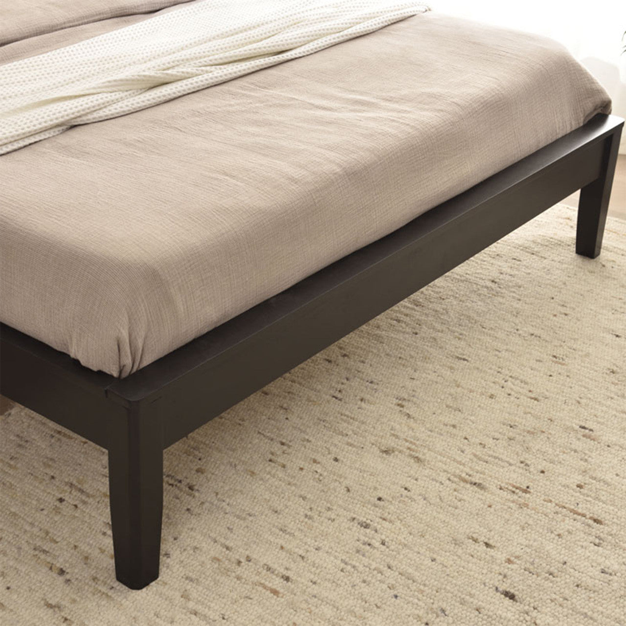 Go Green Woods Stella Solid Pine Wood Full Platform Bed Frame