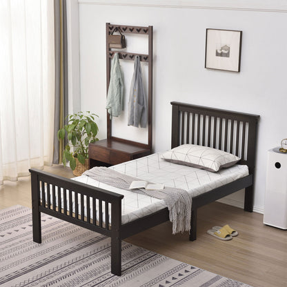 Go Green Woods Jassmine Solid Wood Platform Pine Twin Bed