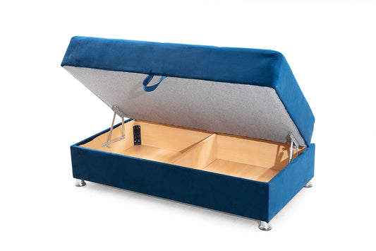 Paris Navy Ottoman